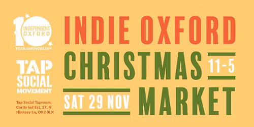 Indie Oxford Christmas Market 2025
