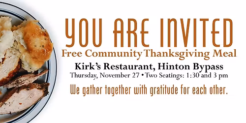 Free Community Thanksgiving Dinner