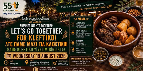 Let's Go Together For Kleftiko 