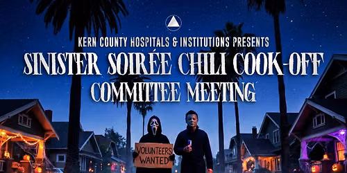 🔥🎃Sinister Soirée Chili Cook-Off Committee Meeting🎃🔥