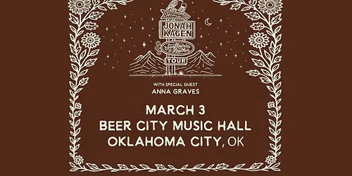 Jonah Kagen: Sunflowers & Leather Tour