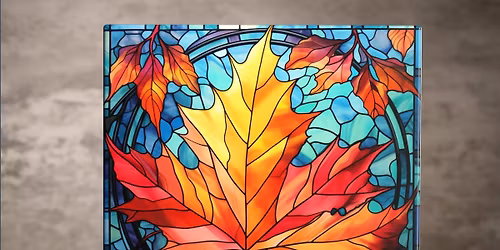 \ud83c\udf42 Gallery Glass Autumn Leaf Workshop \ud83c\udf42