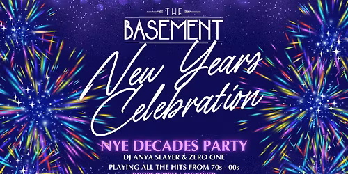 New Years Eve Decades Party!