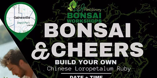 Bonsai & Cheers -First Magnitude Brewing - L&J Nursery - Loropetalum Ruby