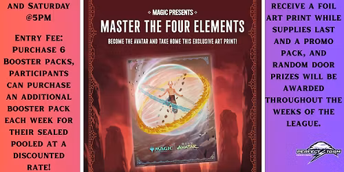 MtG Master the Elements Sealed League