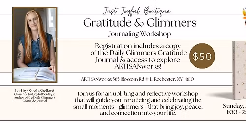 Gratitude & Glimmers Journaling Workshop