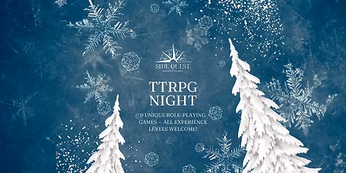 Tabletop RPG Night w\/ Side Quest Books & Games