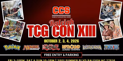 Raleigh TCG Con XIII