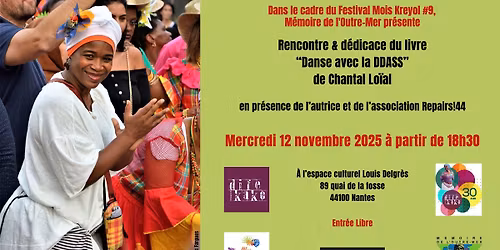 Rencontre & d\u00e9dicace du livre "Danse avec la DDASS" avec Chantal Lo\u00efal & l'association Repairs!44