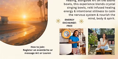 Reiki Infused Morning Sound Bath on the Beach