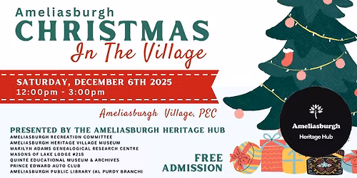 Christmas in the Village - Ameliasburgh, PEC