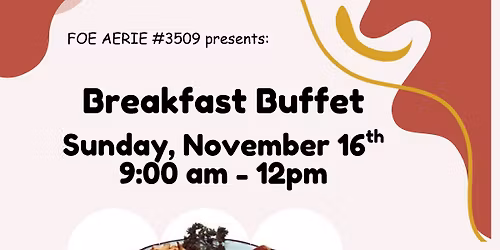 Special Sunday Funday Breakfast Buffet - November 16th