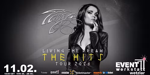 TARJA (ex NIGHTWISH) LIVING THE DREAM \u2013 TOGETHER TOUR 2026 \u2013 Eventwerkstatt Wetzlar