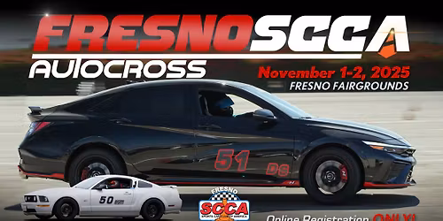 Fresno SCCA November Autocross - Season Finale and Enduro!
