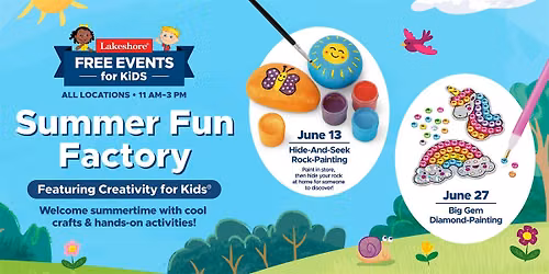 Free Kids Event: Summer Fun Factory Feat. Creativity for Kids\u00ae (McAllen)