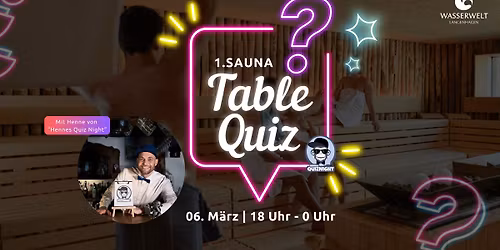 1. Sauna Table Quiz