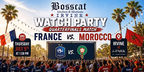 Bosscat Kitchen | Quarterfinals -- MOROCCO vs. FRANCE Watch Party
