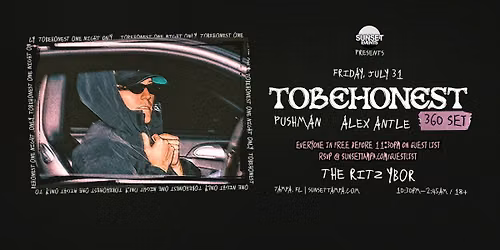 TOBEHONEST - FREE RSVP - Tampa, FL