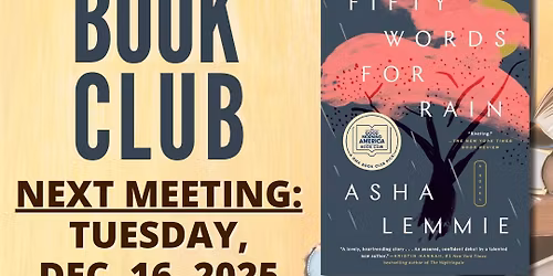 December Adult Book Club at Sanger Public Library