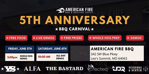 5th Anniversary American Fire - BBQ Carnival