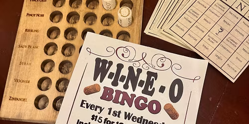 W-I-N-E-O Bingo