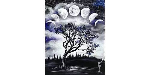 Eclipsing Shadows Over Enchanted Forests - Paint and Sip in Denver | Classpop!\u2122