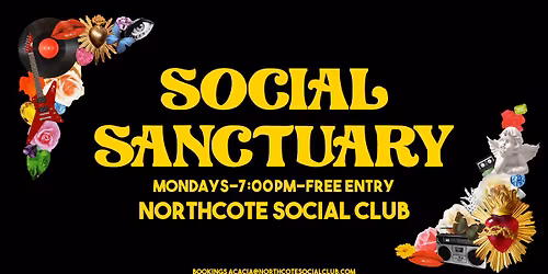 \u2018Social Sanctuary\u2019 with Relays, M\u00e1quina Peligrosa + Hot Milk Machine