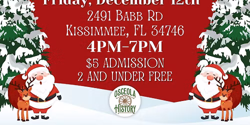 Santa at the Train Depot