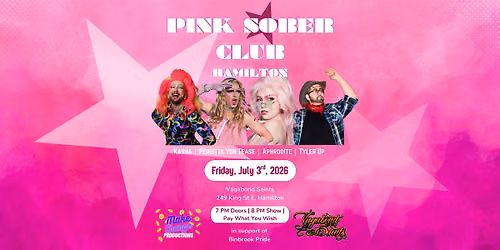 Pink Sober Club Hamilton