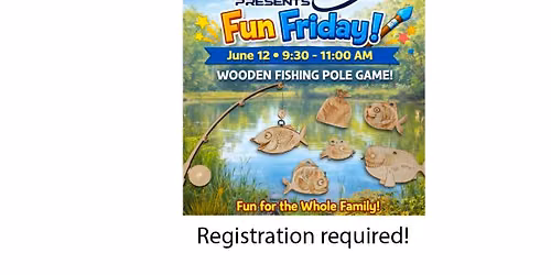 Fun Friday Wooden Fishing Pole Game