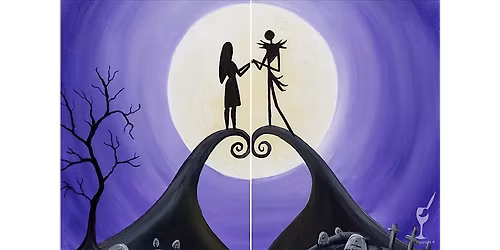 Spooky Couple - Paint and Sip in Houston | Classpop!\u2122