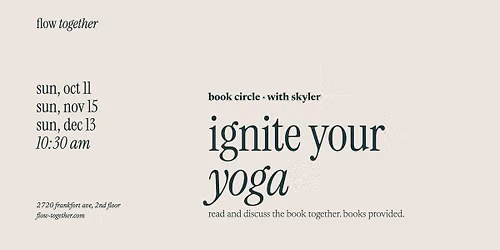 ignite your yoga: book circle