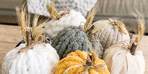 CHUNKY KNIT PUMPKIN WORKSHOP!