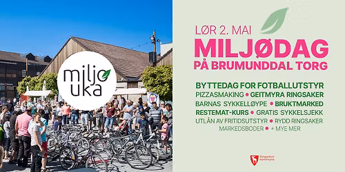Milj\u00f8dag p\u00e5 Brumunddal torg \/ Milj\u00f8uka 2026