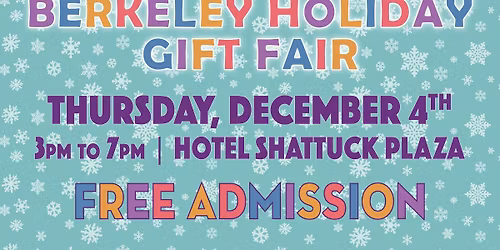 7th Annual Berkeley Holiday Gift Fair 2025