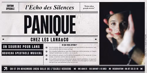 Spectacle Musical Panique chez les Lana & Co
