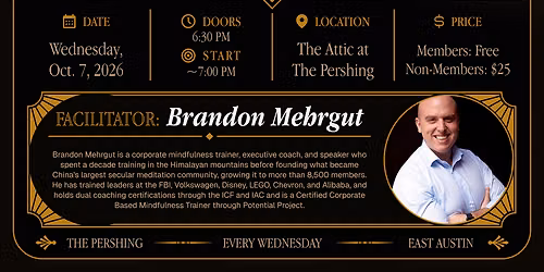 Wellness Wednesdays: Guided Nondual Meditation with Brandon Mehrgut