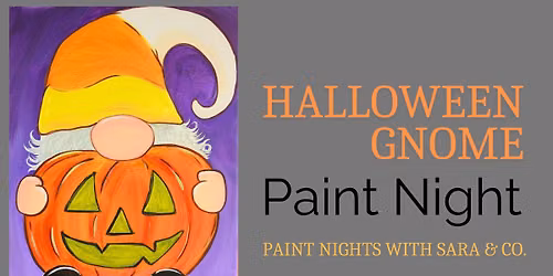Halloween Gnome Paint Class