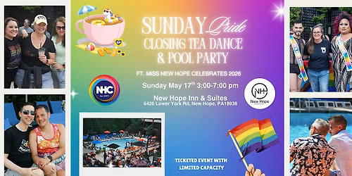 2026 Pride Sunday Closing Tea & Pool Party