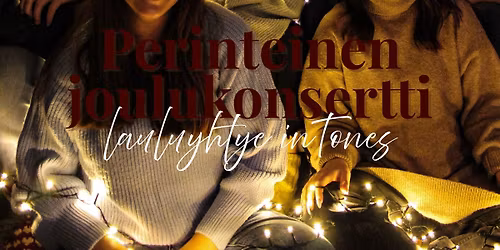 Perinteinen joulukonsertti - lauluyhtye inTones