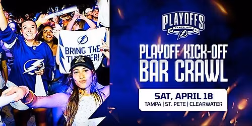 Tampa Bay Lightning Playoff Bar Crawl - Turn the Bay Blue (Downtown Tampa)