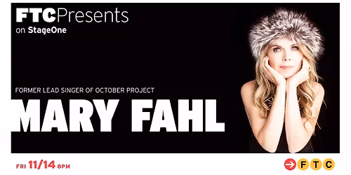 Mary Fahl: Former Lead Singer of October Project \u2022 Fairfield, CT \u2022 StageOne