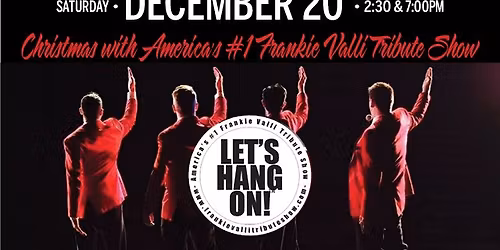 Frankie Vali Tribute-  Let's Hang On Christmas 
