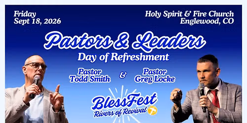 Pastors & Leaders Day of Refreshment - BlessFest Day 2