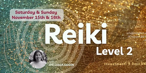 November Usui Reiki Level 2 w. Elsa Reiki Saigon