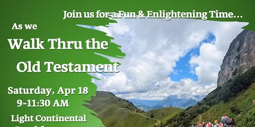 Walk Thru the Old Testament