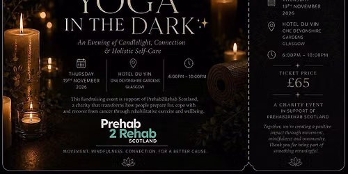Prehab2Rehab Presents Yoga In the Dark