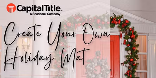 Create your own Holiday Mat 