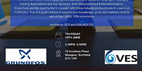 CIBSE YEN Scotland - Glasgow TopGolf & Networking Event