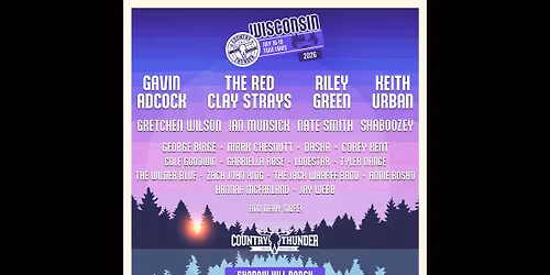 Country Thunder Wisconson - Thursday